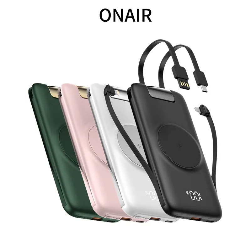 ONAIR ★二代自帶四線快充行動電源-10000MAH